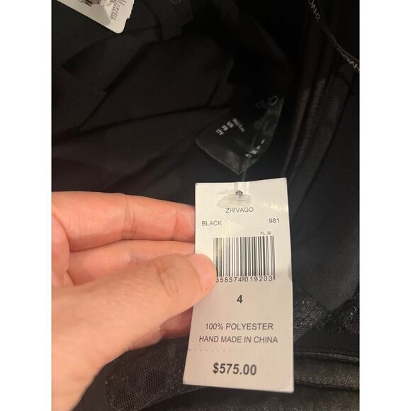 ZHIVAGO Ischia Open-Back Halter Sequin Midi Dress US4 - Picture 7 of 7